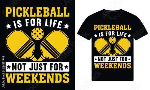 Pickleball custom t shirt design