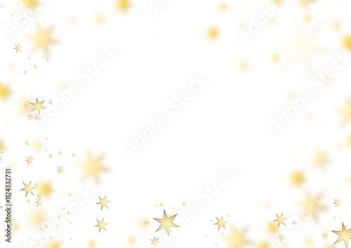 goldene Sterne, weihnachtlicher Hintergrund mit Textfreiraum