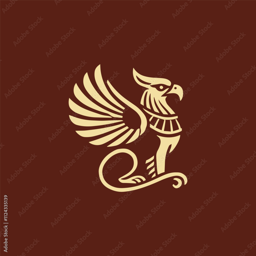 Fototapeta premium Egyptian Griffin Logo