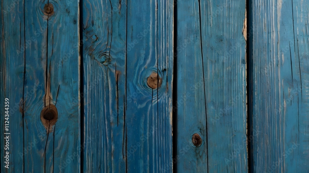 Rustic empty blue wooden planks with wear & grain texture surface, natural weathered look. product placement, background, textures & grunge aged decoration Rustic empty blue wooden planks with wear & grain texture surface, natural weathered look. product placement, background, textures & grunge aged decoration