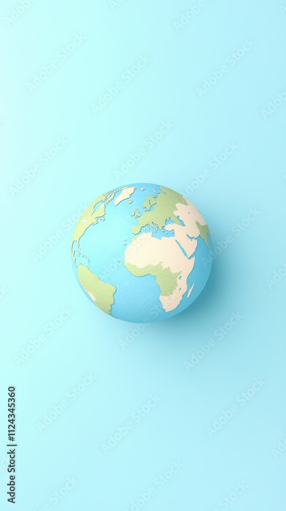 Creative global map animation video with educational digital art concept Creative global map animation video with educational digital art concept