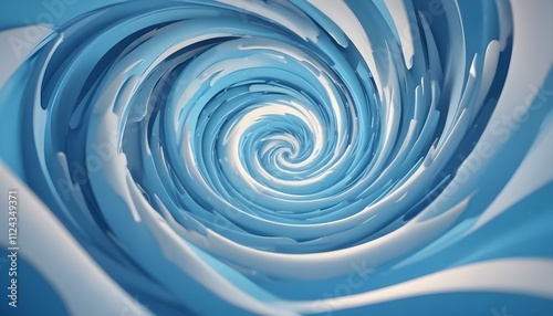 Clear Plain Shiny Warm Soft Vintage Bokeh Cloudy Wave Like Geometric Blue Background or Texture