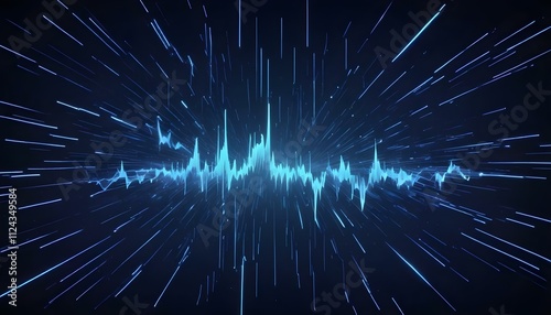 Clear Plain Shiny Warm Soft Vintage Bokeh Cloudy Wave Like Geometric Blue Background or Texture