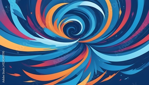 Clear Plain Shiny Warm Soft Vintage Bokeh Cloudy Wave Like Geometric Blue Background or Texture