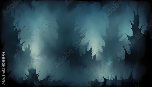 Clear Plain Shiny Warm Soft Vintage Bokeh Cloudy Wave Like Geometric Blue Background or Texture