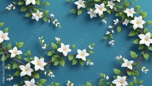 Clear Plain Shiny Warm Soft Vintage Bokeh Cloudy Wave Like Geometric Blue Background or Texture