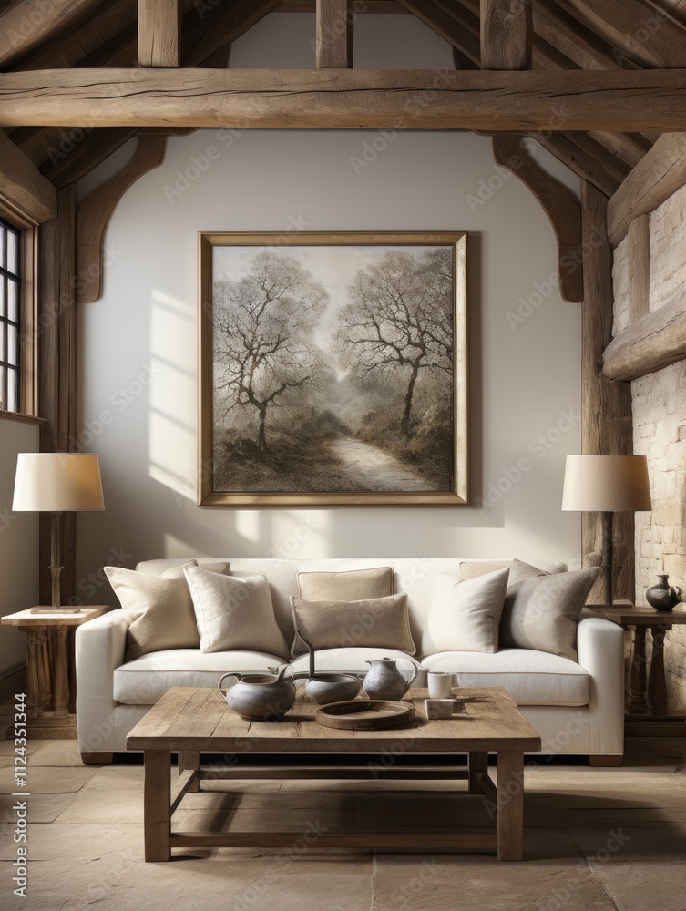 Fototapeta premium modern living style UHD Wallpaper