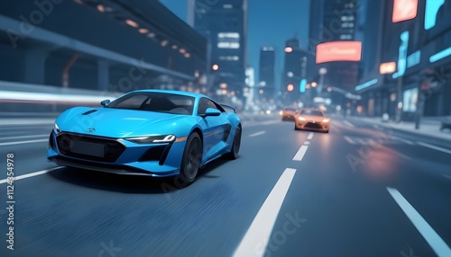 Clear Plain Shiny Warm Soft Vintage Bokeh Cloudy Wave Like Geometric Blue Background or Texture