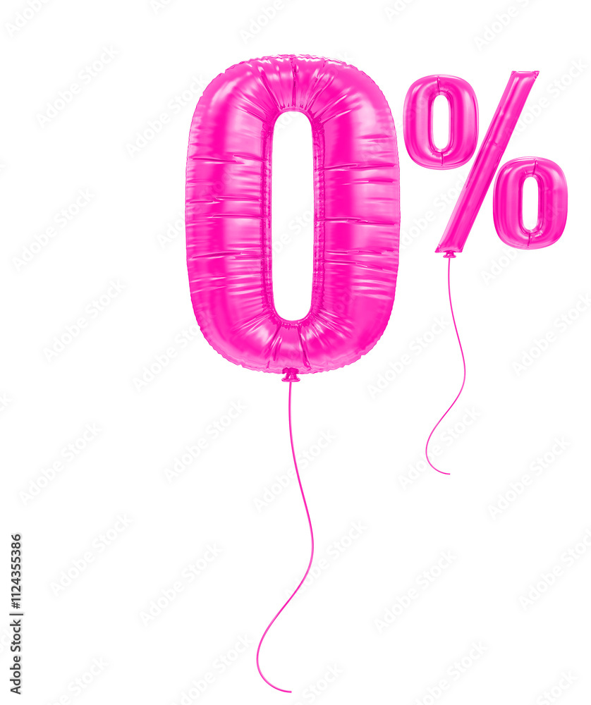 0 Percent Pink Balloon Discount 0 Percent Pink Balloon Discount
