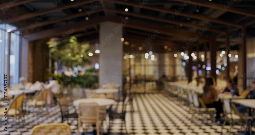 Abstract blur defocus coffee shop cafe and restaurant interior background Abstract blur defocus coffee shop cafe and restaurant interior background