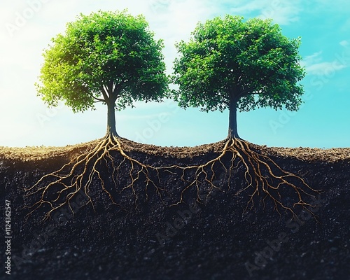 Intertwined Roots of Business Partnership A Flourishing from the Ground Up