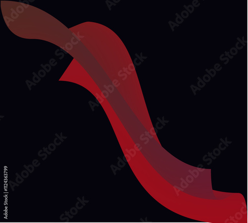 black background with red and dark red lines