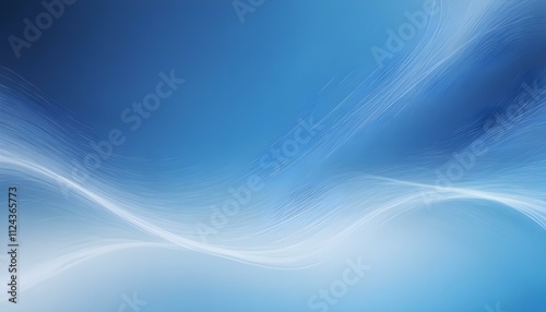 Clear Plain Shiny Warm Soft Vintage Bokeh Cloudy Wave Like Geometric Blue Background or Texture