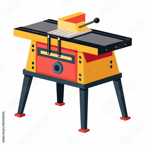 table saw on a white background