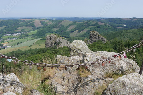 Felsformationen im Rothaargebirge im Sauerland