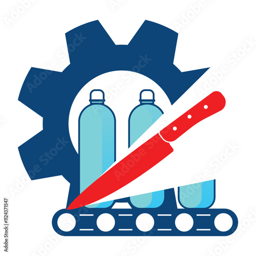 A striking call to action highlighting the urgent need to tackle plastic pollution crisis by cutting plastic production, sustainable manufacturing and eco-conscious solutions.