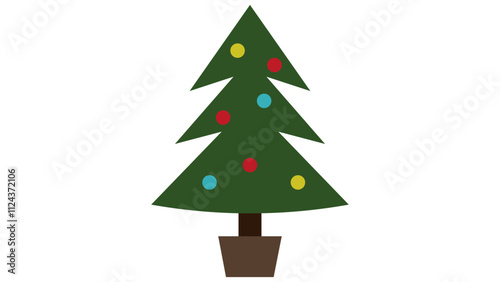 シンプルなクリスマスツリー