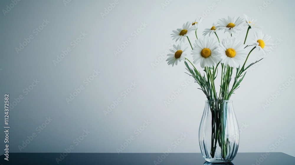 Delicate Daisy Delight: A Serene Floral Still Life Delicate Daisy Delight: A Serene Floral Still Life