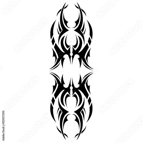Vector Tribal tattoo 