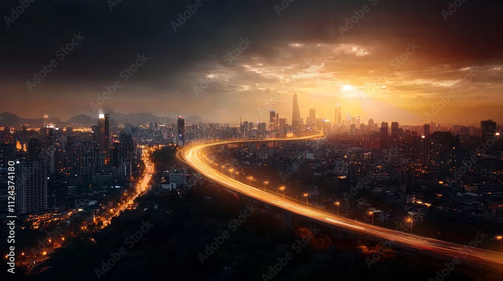 Sunset cityscape view urban skyline photography evening atmosphere panoramic perspective urban exploration Sunset cityscape view urban skyline photography evening atmosphere panoramic perspective urban exploration