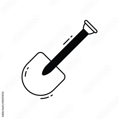 Shovel vector icon
