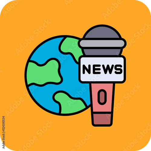 Worldwide News Icon