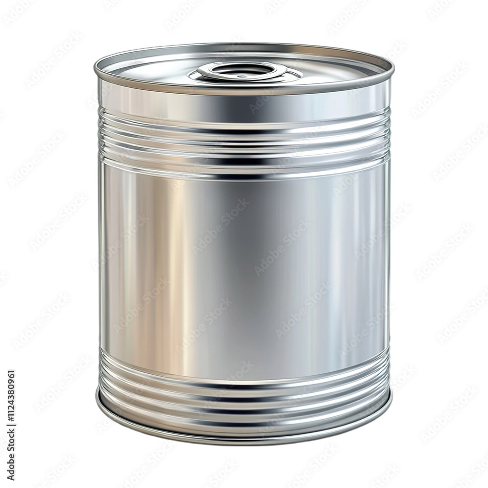 Empty tin can isolated on transparent and white background, can png Empty tin can isolated on transparent and white background, can png