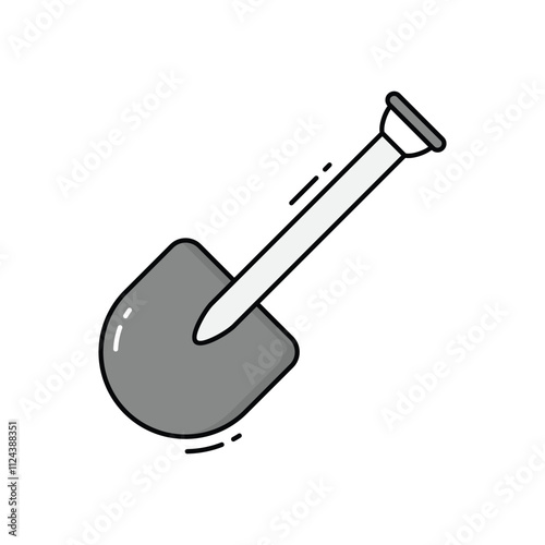 Shovel vector icon