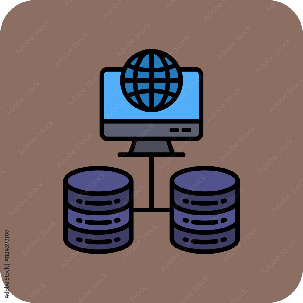 Data Network Icon