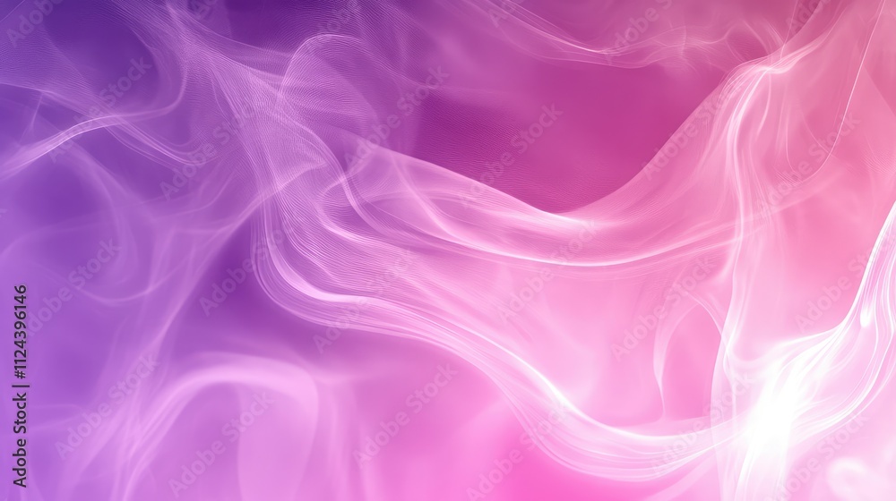 Fototapeta premium Ethereal Abstract Background with Flowing Colors in Purple and Pink
