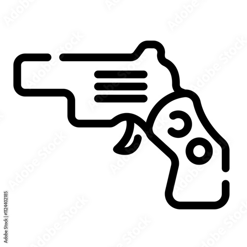 gun Line Icon