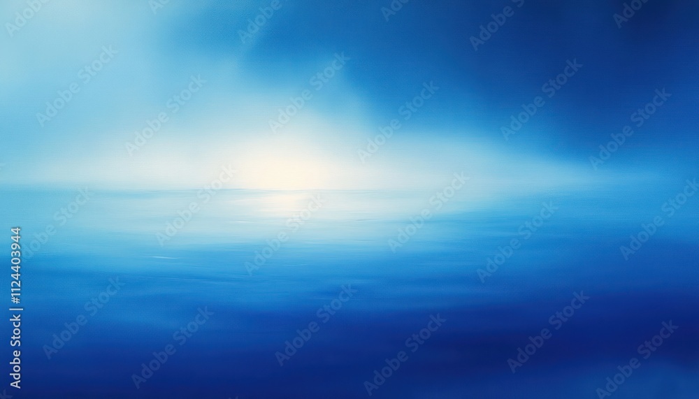 custom made wallpaper toronto digitalTranquil Blue Gradient Abstract Impressionism Soft Lines Reflections Serene Atmosphere