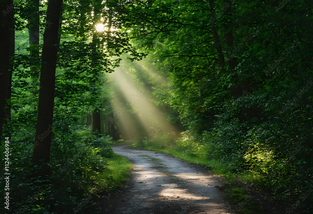 Obraz premium path in the forest