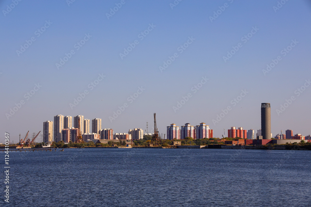 Binhai New Area Cityscape, Tianjin, China Binhai New Area Cityscape, Tianjin, China