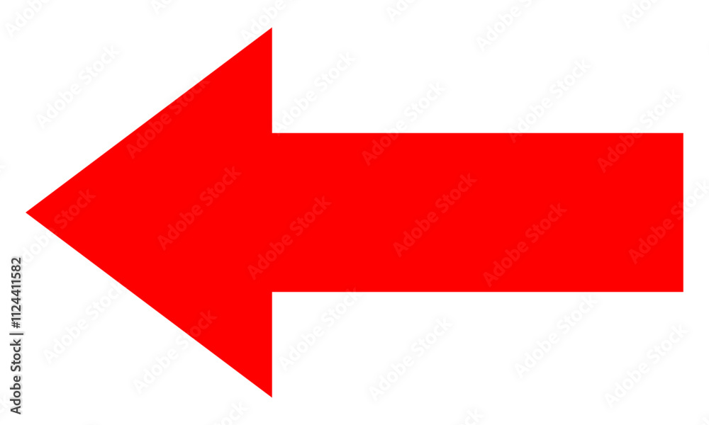 left arrow. red color arrow icon. left arrow. red color arrow icon.
