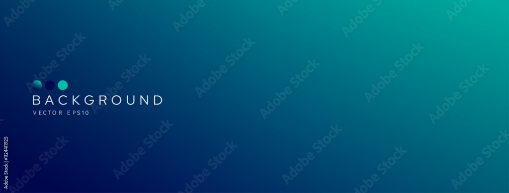 Blue green turquoise deep seawater color gradient background banner, vector design, medical theme Blue green turquoise deep seawater color gradient background banner, vector design, medical theme