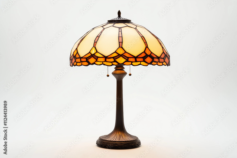 lamp on a black lamp on a black