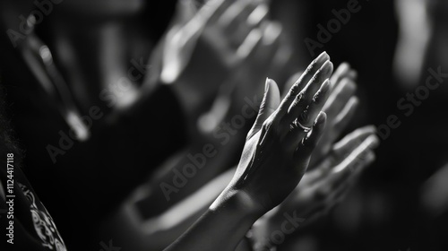 Closeup of hands clapping in appreciation