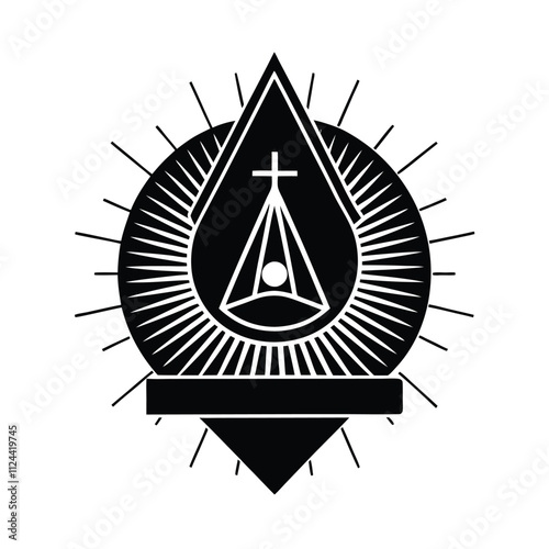 Bild auf Leinwand Virtuosity silhouette vector icon style