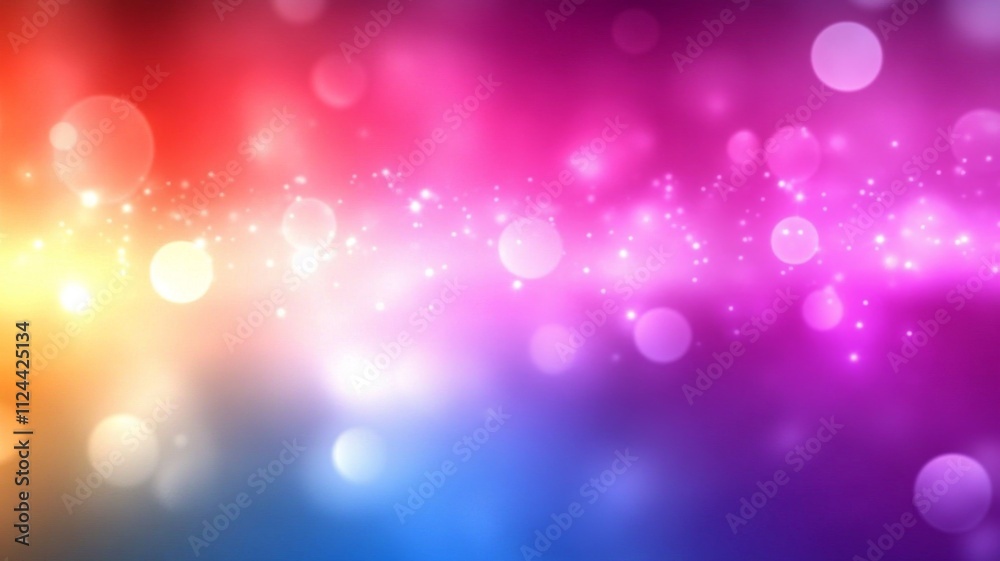 Abstract Gradient Background with Bokeh Lights Abstract Gradient Background with Bokeh Lights