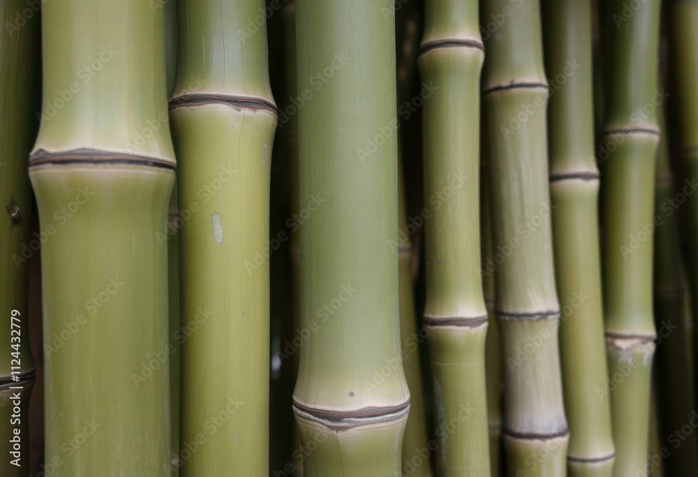 Detailed View Of Bamboo Texture Highlighting Unique Ridges Detailed View Of Bamboo Texture Highlighting Unique Ridges