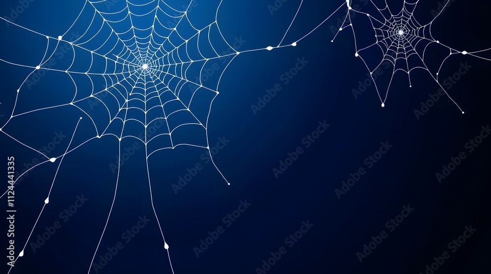 spider web on a dark background spider web on a dark background