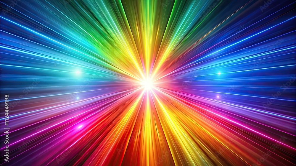 Colorful spectrum light rays creating an abstract caustic background , render, rainbow, vibrant, colorful, light beams Colorful spectrum light rays creating an abstract caustic background , render, rainbow, vibrant, colorful, light beams