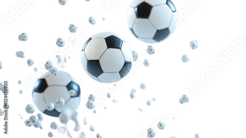 Falling Sports Balls - Soccer, Baseball, Tennis, and More