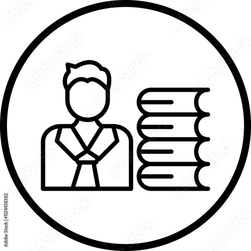 Librarian icon style