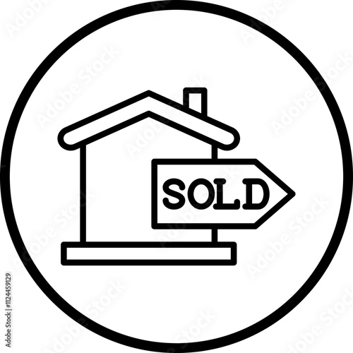 Sold icon style