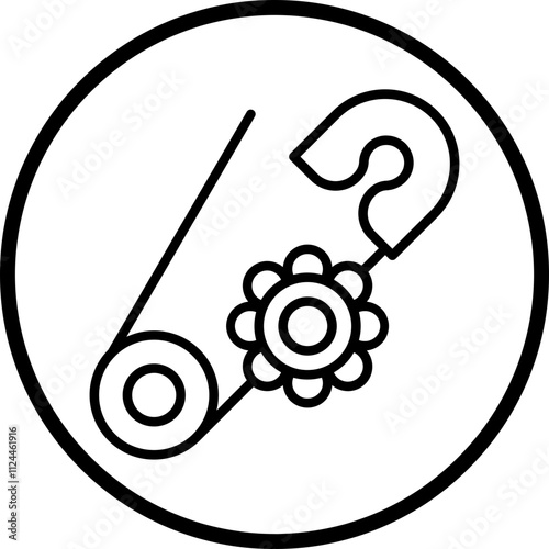 Brooch icon style