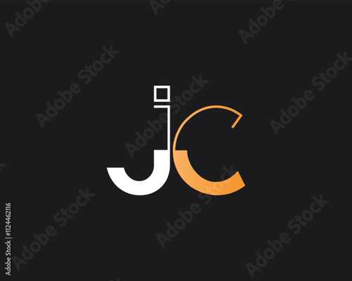 creative letter JC logo design for company