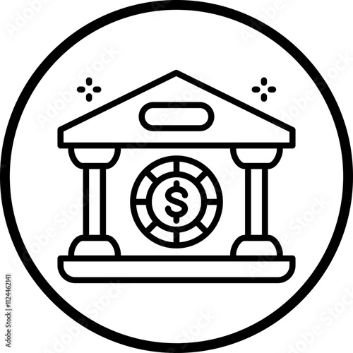 Bank icon style