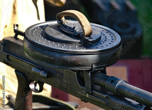 The Bren gun was a series of light machine guns (LMG) made by Britain in the 1930s and used in various roles until 1992. photo